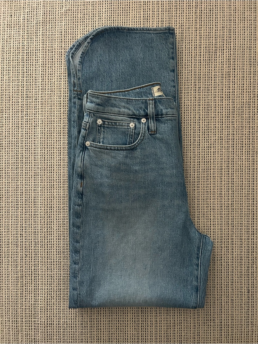 Madewell Women's Light Blue Straight Jeans